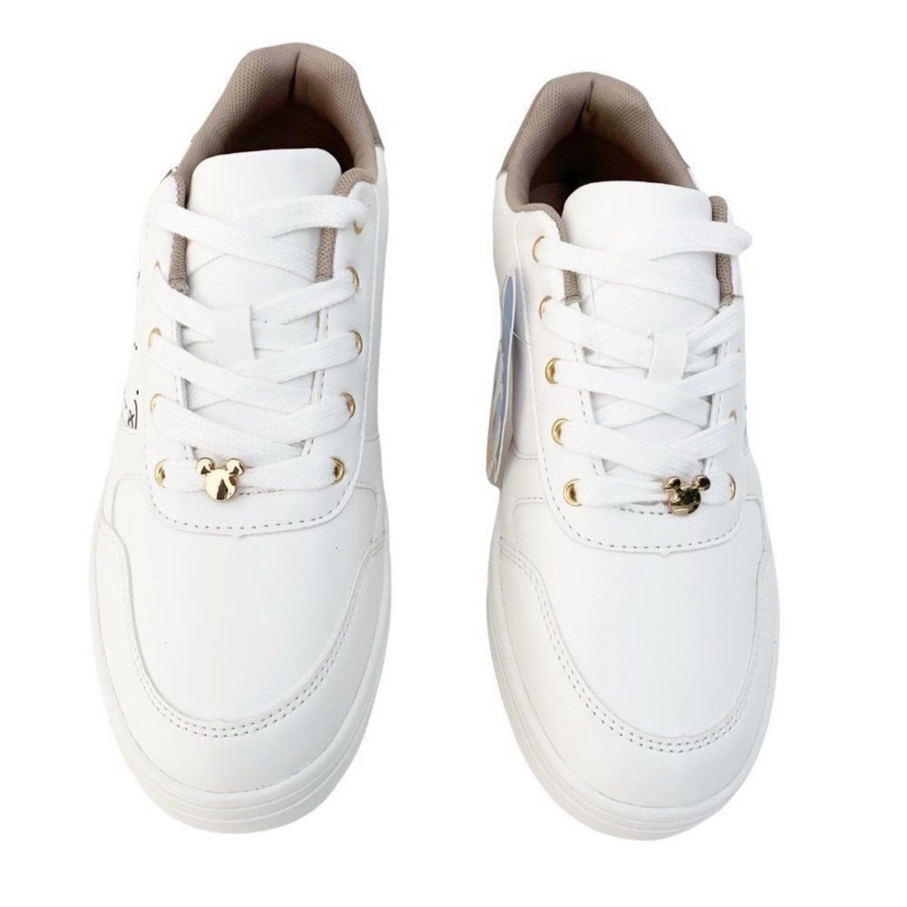 NEW / NENER WORN Disney Donald Duck White Low-Top Sneaker Women  6, 7 & 8 - Picture 6 of 11